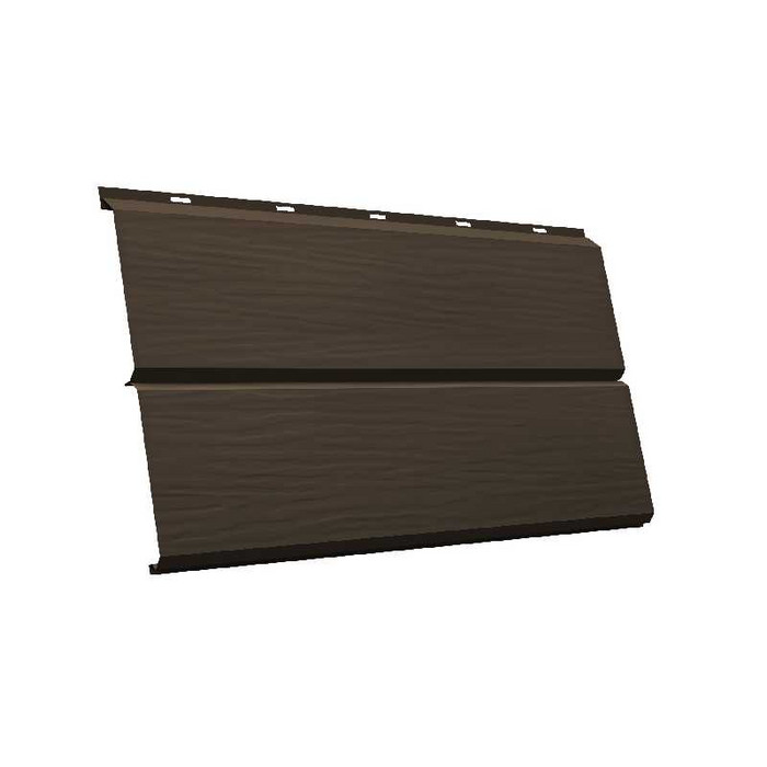 Металлический сайдинг Grand Line ЭкоБрус 3D 0.5 мм Quarzit Pro Matt RR 32
