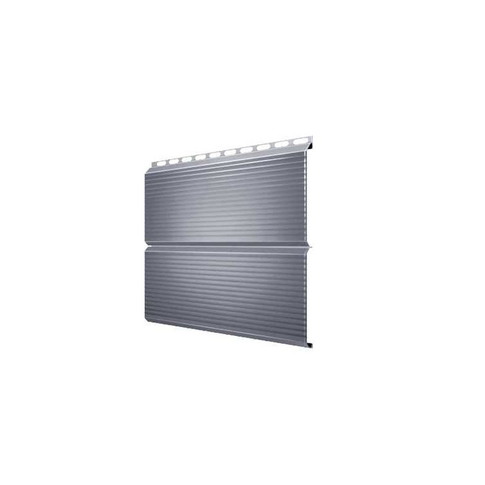 Металлический сайдинг Grand Line ЭкоБрус 0.5 мм Gofr Satin RAL 7004 сигнальный серый